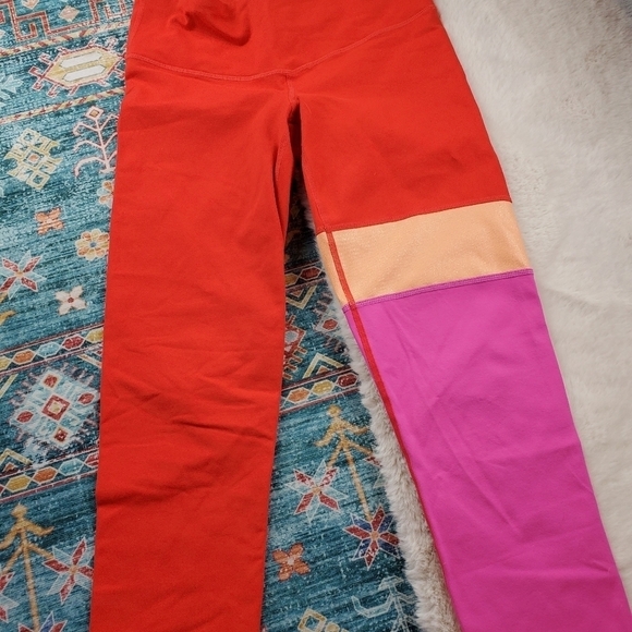 JoyLab Red Color Block Legging Small - Picture 3 of 9